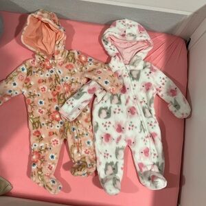 Floral and Animal Print Kids One Pieces